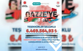Selçuklu'dan Gazze'ye Dev Yardım: 6.4 Milyon TL Dualarla Uğurlandı