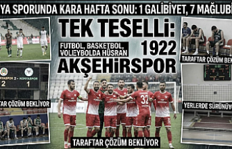 Konya Sporunda Kara Hafta Sonu: Tek Teselli 1922 Akşehirspor Oldu
