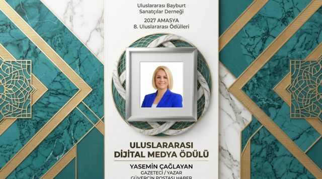 Gazeteci Yasemin Çağlayan’a Uluslararası Alanda Anlamlı Ödül: Dijital Medya Başarısı Taçlandırıldı