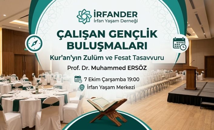 Konya’da Çalışan Gençler İçin Kritik Buluşma: Prof. Dr. Muhammed Ersöz’le Kur’an’ın Zulüm ve Fesat Tasavvuru